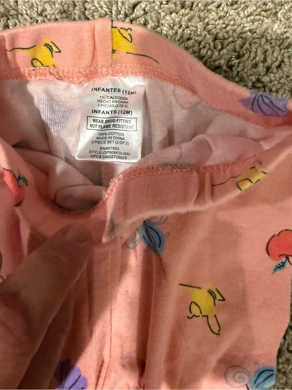 Disney Princess 2-Piece Pajama Set | 12M